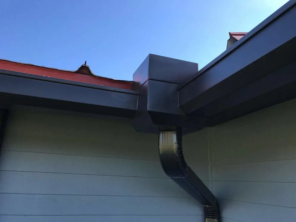 Black Rain Gutter Downspout - Gutter Experts