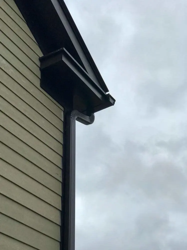 Black Rain Gutter Downspouts - Gutter Experts